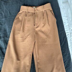 Abercrombie A&F Sloane Tailored Wide Leg Pant
